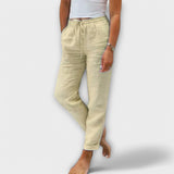 Stacy | Lagane kratke lanene pantalone