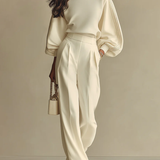 Selena | Elegantan set sa širokim pantalonama