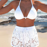 Adelaide | Elegantan bikini set od glatke čipke