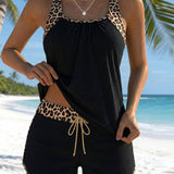 Tankini sa leopard printom i podesivim vezicama