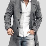 Kacper | Elegantni kožni kaput za muškarce