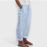 Leonor | Lanene pantalone sa svrhom