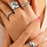 Grete | Set od 4 Metalna Prstena