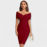 Lara | Elegantna mini haljina sa V izrezom