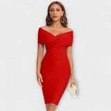 Lara | Elegantna mini haljina sa V izrezom
