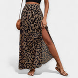 Maarja | Midi suknja sa leopard printom