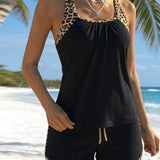 Tankini sa leopard printom i podesivim vezicama