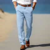 Frank | PREMIUM LANENE PANTALONE ZA MUŠKARCE (POGODNE ZA KAIŠ)