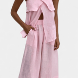Oriana | Odeća bez naramenica sa prorezima na stranama, monohromatska