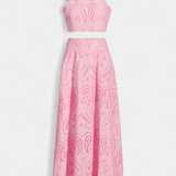 Danitza | Romantičan model sa cvetnim motivom za salvete (set)