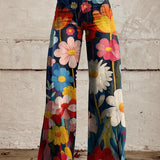Léna | Laiad pantalone sa cvetnim printom