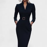 Inês | Elegantna haljina sa kaišem