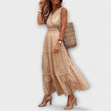 Lola | Boho maxi haljina sa čipkom
