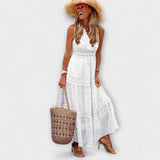 Lola | Boho maxi haljina sa čipkom
