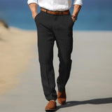 Frank | PREMIUM LANENE PANTALONE ZA MUŠKARCE (POGODNE ZA KAIŠ)