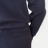 Külli | Posebno topli tamnoplavi pantalone sa manžetnama