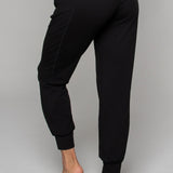 Tula | Crne Harem pantalone za jogu